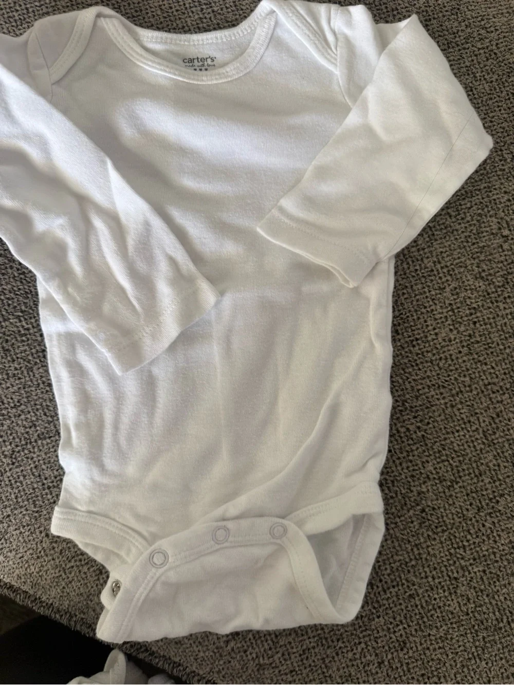 Carter's White Baby One-Piece Bodysuits Pack